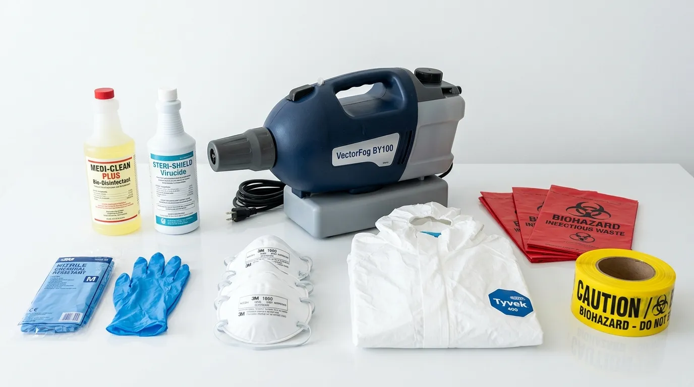 Professional biohazard remediation crew working in Cottage Grove